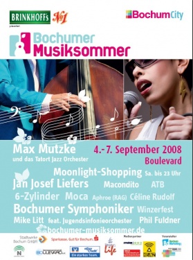 Bochumer Musiksommer2008 Plakat