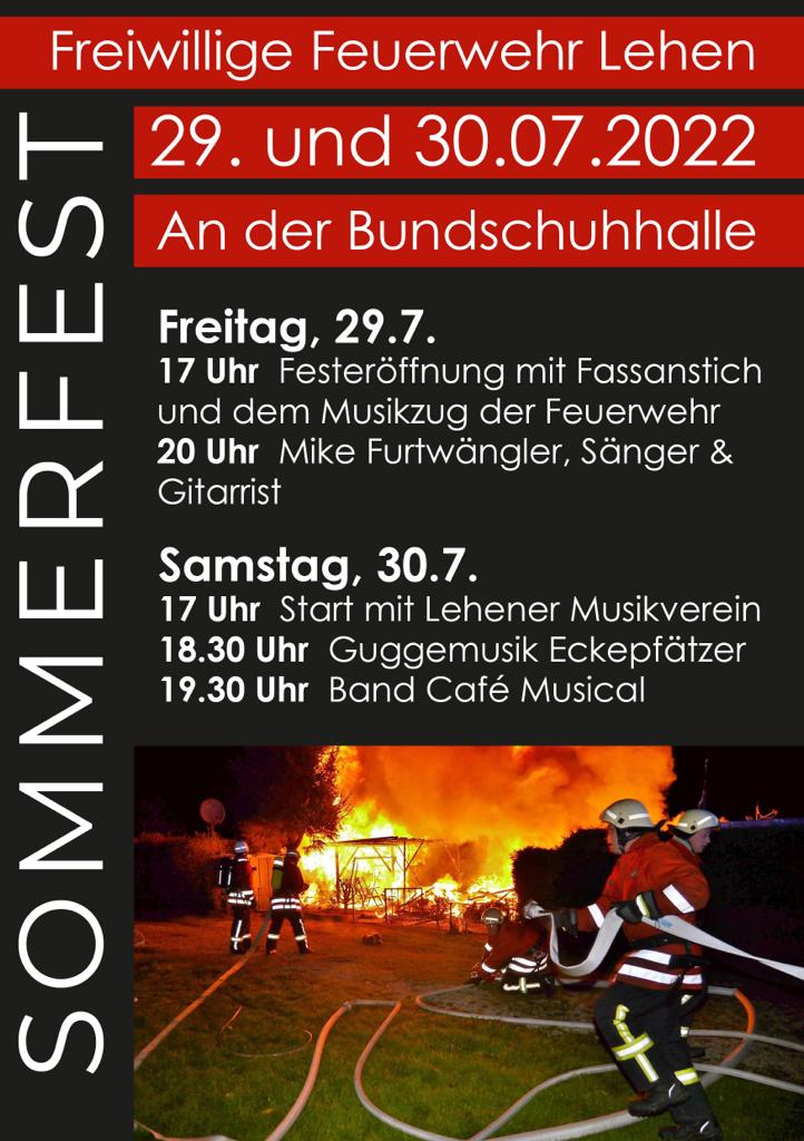 Plakat Sommerfest 2022