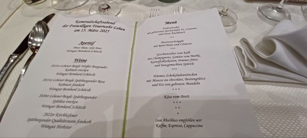 Kameradschaftsabend 2025