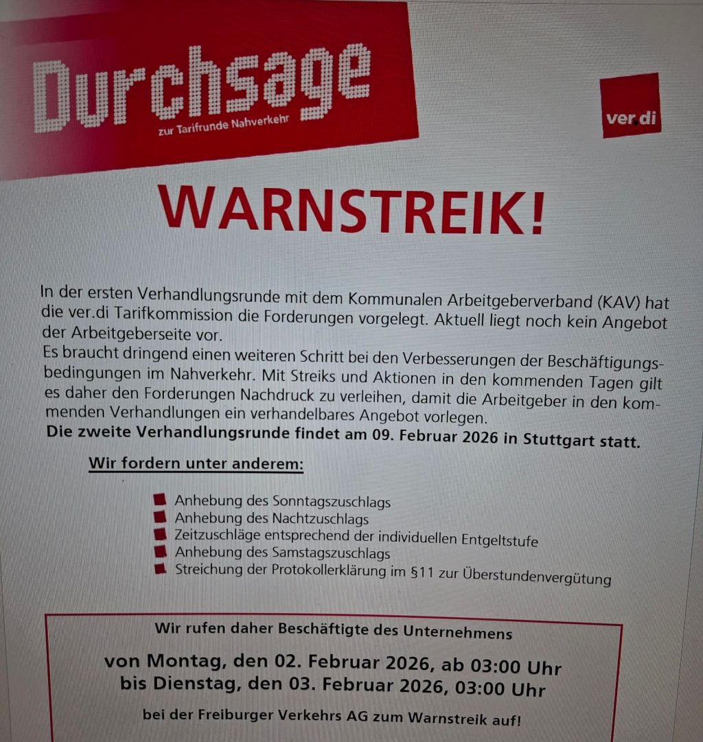 Warnstreik